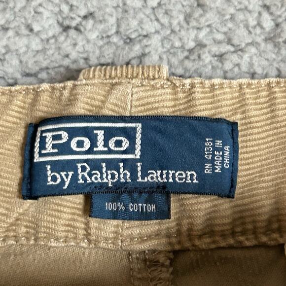 Polo Ralph Lauren 36 Vintage Corduroy Military Tactical Cargo Pants Multi Pocket - Picture 2 of 16